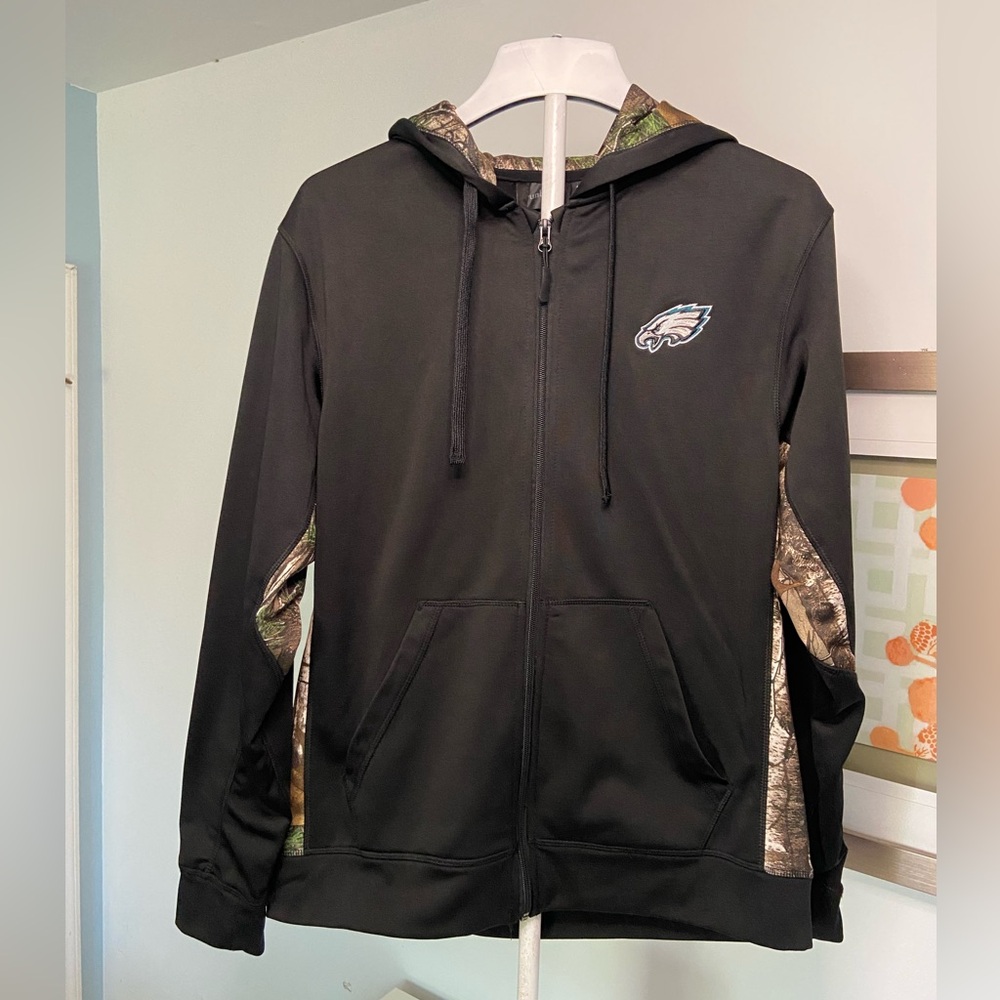 Philadelphia Eagles Black and Camouflage Hoodie